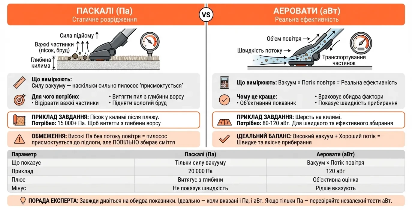 паскалі vs аеровати