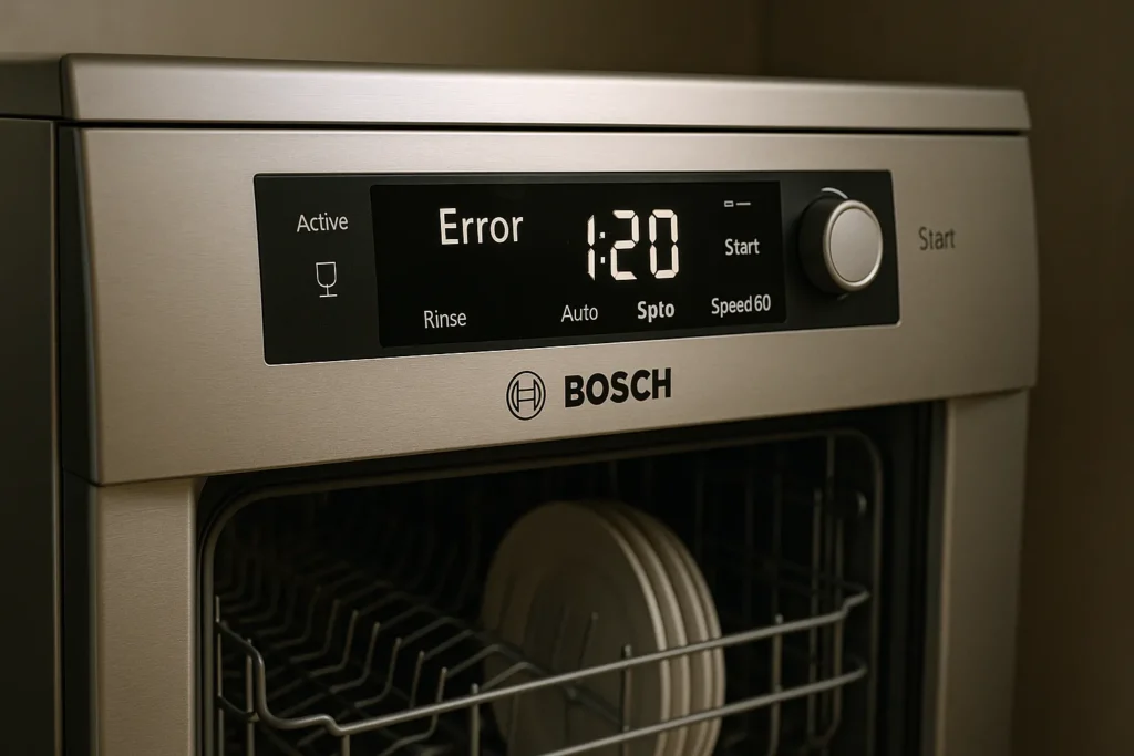 Помилки посудомийних машин Bosch
