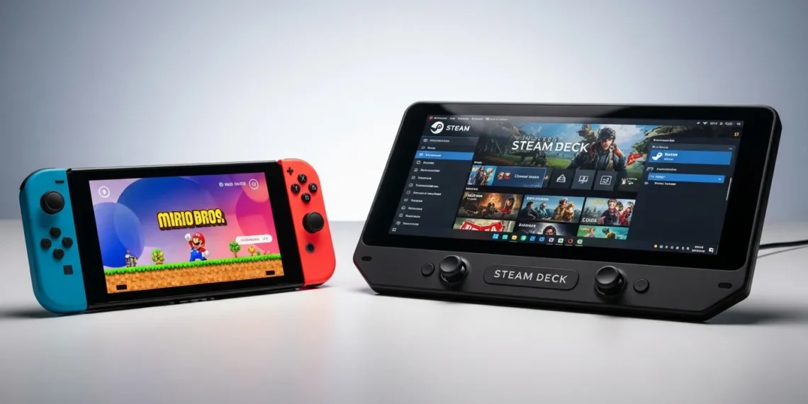 Nintendo Switch OLED vs Steam Deck