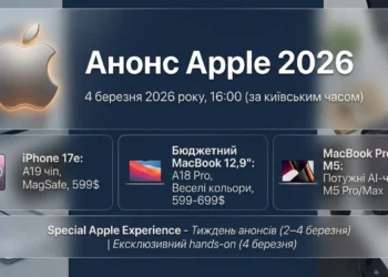 анонс apple березень 2026