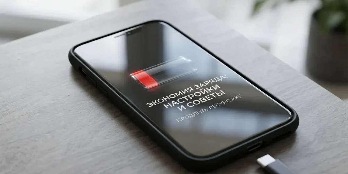 смартфон быстро разряжается