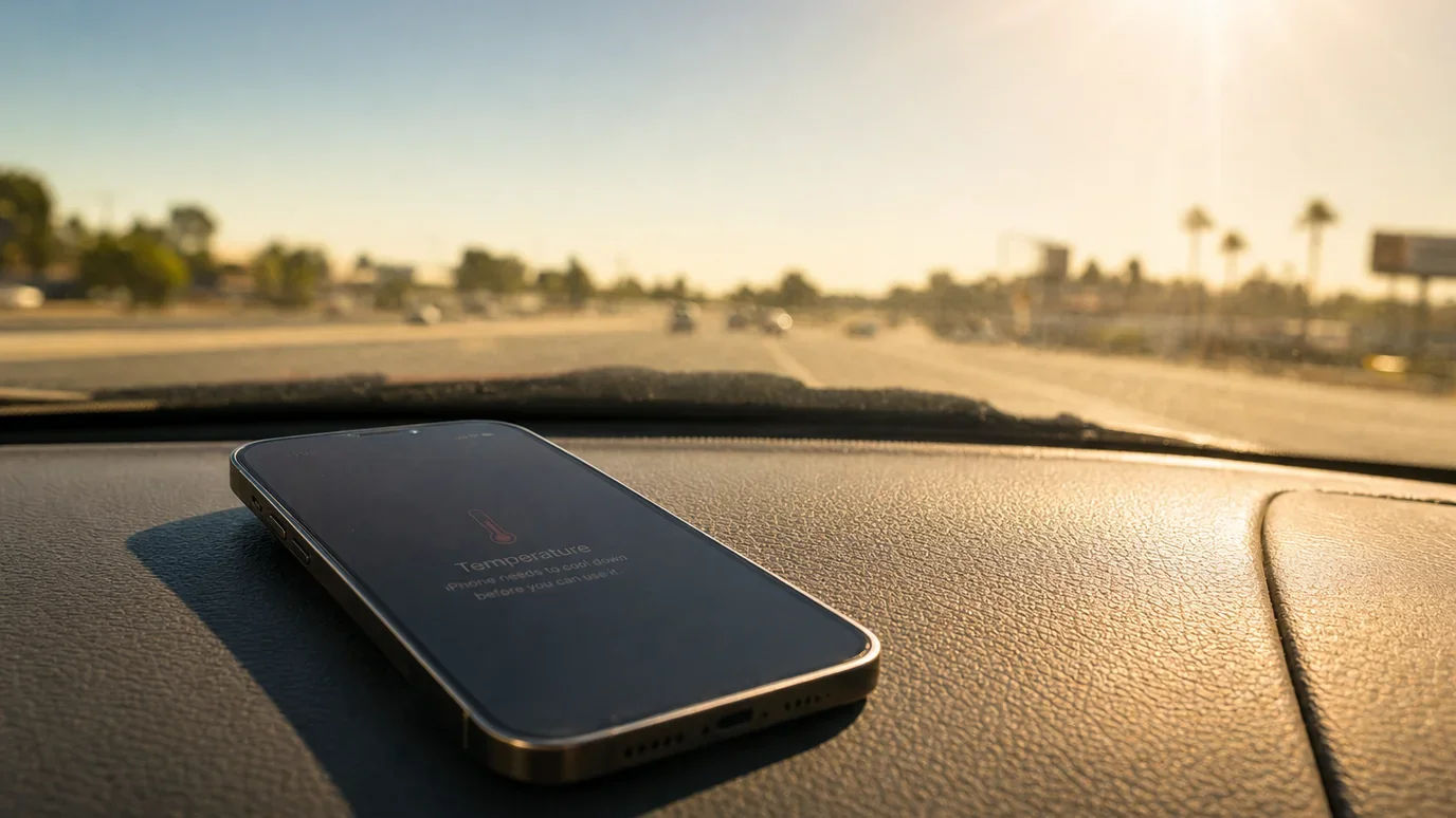 перегрів iphone у авто