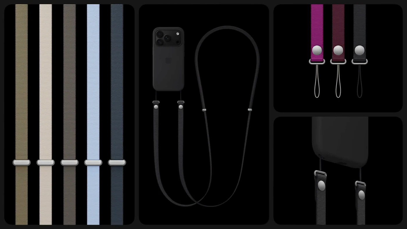 Аксесуари для iPhone 18 Pro, Crossbody Strap і Wrist Strap
